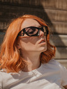 VEYREY VeyRey Unisex Futuristische Calictor Sonnenbrille Schwarz Universal
