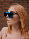 VEYREY VeyRey Sonnenbrille Tupirit Polarisierte Sonnenbrille Halbrahmen Hellblau Gläser Universal