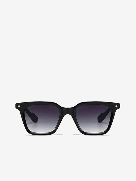 VEYREY Schwarze polarisierte Sonnenbrille VeyRey Nerd Fowl