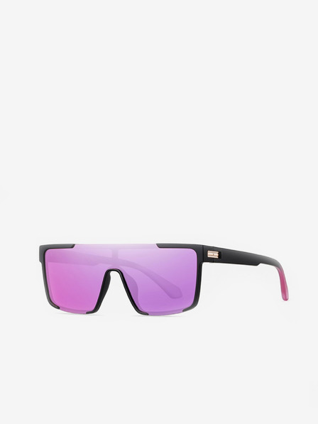 VEYREY VeyRey Sonnenbrille Eltuk Polarisierende Sonnenbrille Semi-Frame Lila Gläser Universal