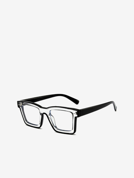 VEYREY VeyRey Damenbrille zum Blockieren von blauem Licht Magicfur Eckig Schwarz Universal