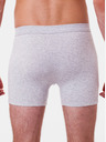 Bellinda Grau gestromte Herren-Sport-Boxershorts Bellinda SPORT BOXER
