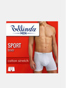 Bellinda Grau gestromte Herren-Sport-Boxershorts Bellinda SPORT BOXER