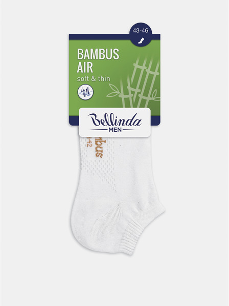 Bellinda Weiße Herren Bellinda BAMBUS AIR IN-SHOE SOCKS