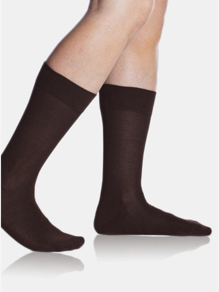 Bellinda Dunkelbraune Herren Bellinda BAMBUS COMFORT SOCKS