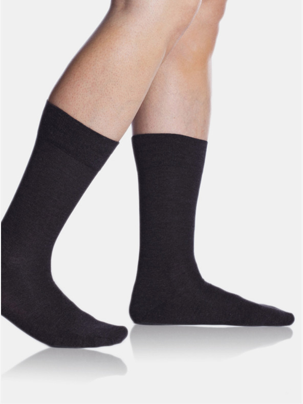 Bellinda Dunkelgraue Herren Bellinda BAMBUS COMFORT SOCKS