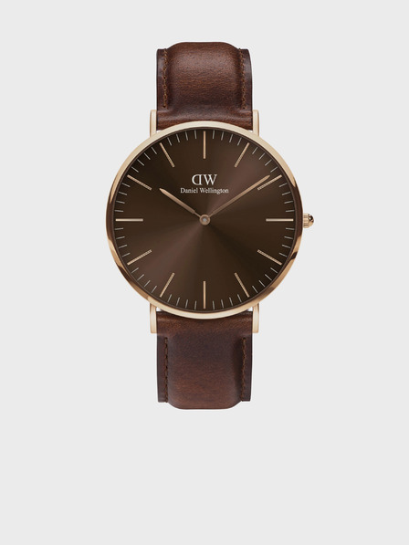 Daniel Wellington Dunkelbraune Daniel Wellington Classic Herrenuhr