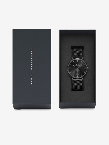 Daniel Wellington Schwarze Herren Daniel Wellington Classic Ashfield Uhr