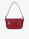 Elega Rote Damen Leder Crossbody Handtasche ELEGA Farfalle