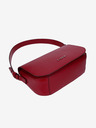 Elega Rote Damen Leder Crossbody Handtasche ELEGA Farfalle