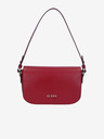 Elega Rote Damen Leder Crossbody Handtasche ELEGA Farfalle