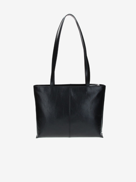 Elega Schwarze Damen Lederhandtasche ELEGA Melanie