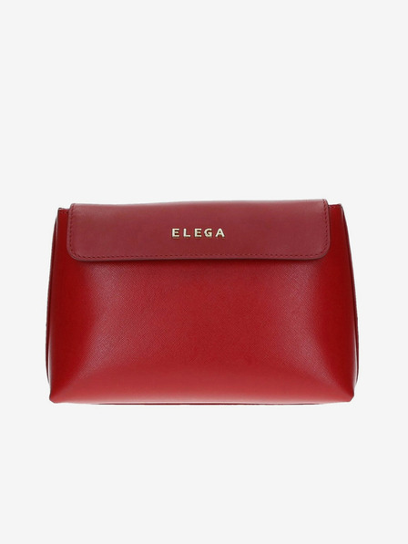 Elega Rote Damen Leder Crossbody Handtasche ELEGA Anie
