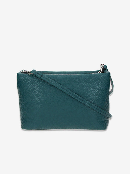 Elega Petrol Damen Leder Crossbody Handtasche Elega Fluffy