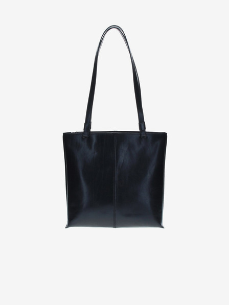 Elega Schwarze Damenhandtasche aus Leder ELEGA Mel