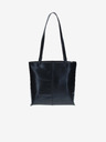 Elega Schwarze Damenhandtasche aus Leder ELEGA Mel