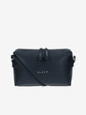 Elega Schwarze Damen Leder Crossbody Handtasche ELEGA Hill