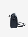 Elega Schwarze Damen Leder Crossbody Handtasche ELEGA Hill