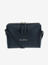 Elega Schwarze Damen Leder Crossbody Handtasche ELEGA Hillary