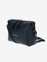 Elega Schwarze Damen Leder Crossbody Handtasche ELEGA Hillary