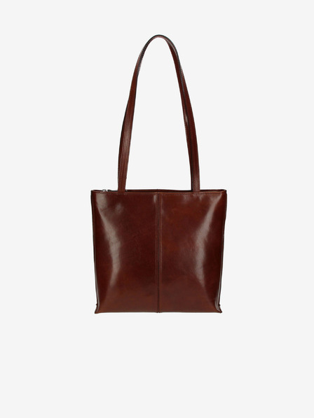 Elega Braune Damen Lederhandtasche ELEGA Mel