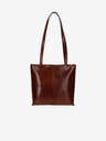 Elega Braune Damen Lederhandtasche ELEGA Mel