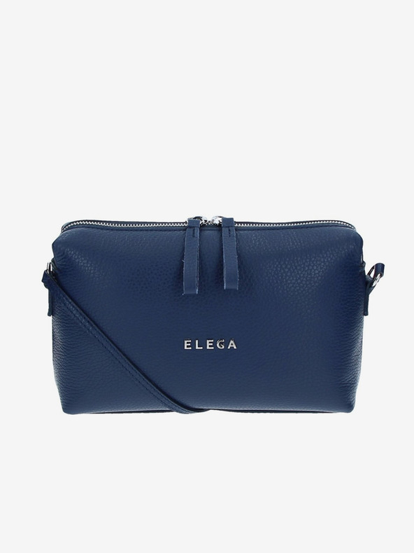 Elega Dunkelblau Damen Leder Crossbody Handtasche ELEGA Hill
