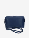 Elega Dunkelblau Damen Leder Crossbody Handtasche ELEGA Hill