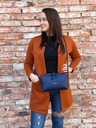 Elega Dunkelblau Damen Leder Crossbody Handtasche ELEGA Hill