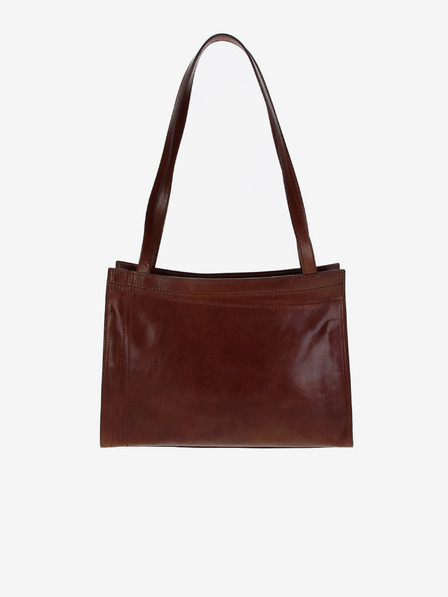 Elega Braune Damen ELEGA Megan Lederhandtasche