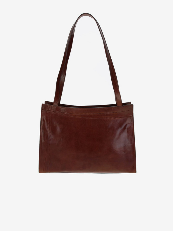 Elega Braune Damen ELEGA Megan Lederhandtasche