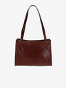 Elega Braune Damen ELEGA Megan Lederhandtasche