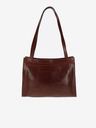 Elega Braune Damen ELEGA Megan Lederhandtasche