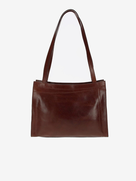 Elega Braune Damen ELEGA Megan Lederhandtasche