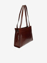 Elega Braune Damen ELEGA Megan Lederhandtasche