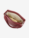 Elega Rote Damen Lederhandtasche Elega Fluffy