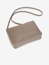 Elega Beige Damen Leder Crossbody Handtasche Elega Fluffy