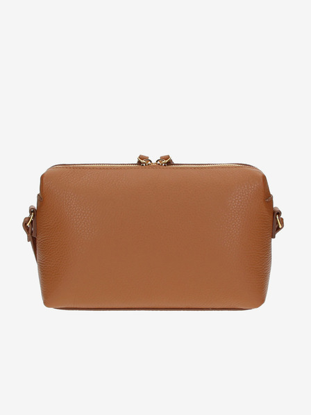 Elega Braun Damen Leder Crossbody Handtasche ELEGA Hill