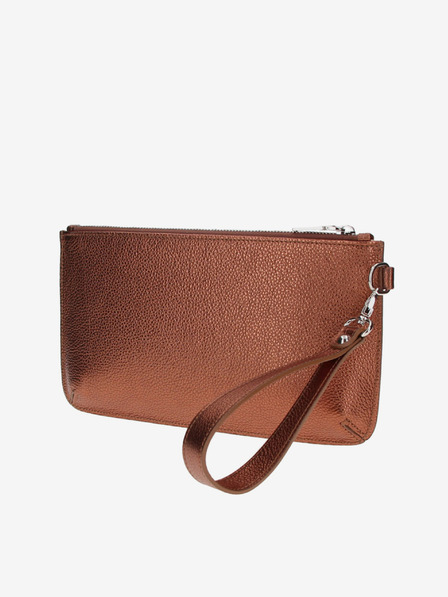 Elega Braune ELEGA Snap Handtasche aus Leder für Damen
