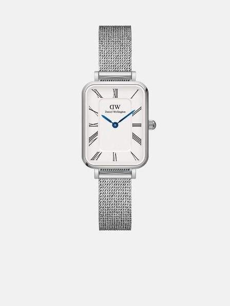 Daniel Wellington Daniel Wellington Mesh Quadro Sterling Silber Damenuhr