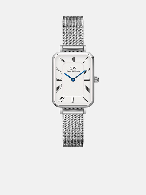 Daniel Wellington Daniel Wellington Mesh Quadro Sterling Silber Damenuhr