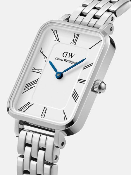 Daniel Wellington Silberne Daniel Wellington Quadro 5-link Damenuhr