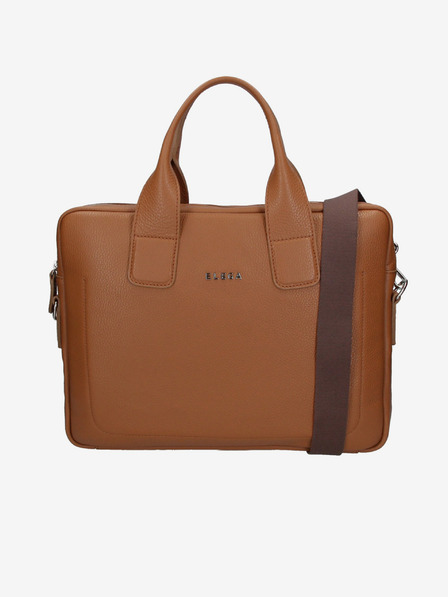 Elega Braune Leder-Laptoptasche ELEGA Brody