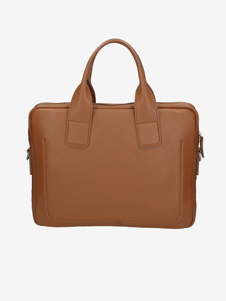 Elega Braune Leder-Laptoptasche ELEGA Brody