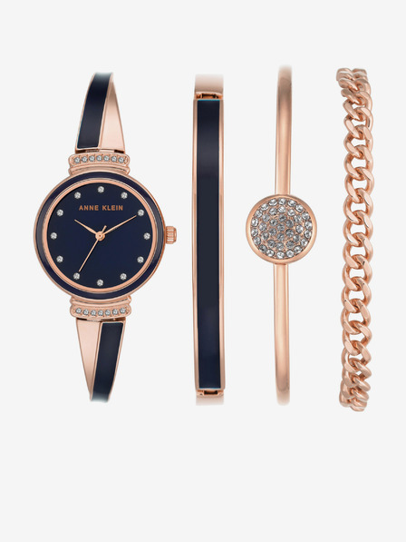 Anne Klein Armbanduhr und Armband in Roségold von Anne Klein