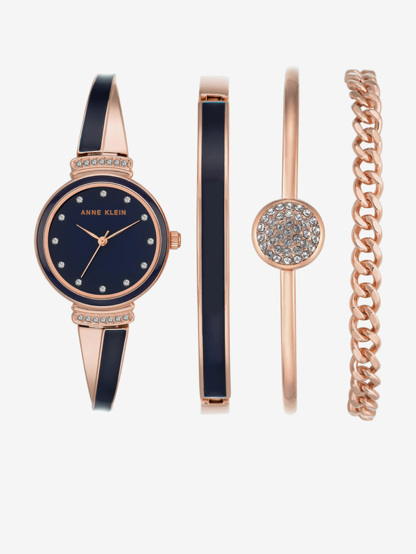Anne Klein Armbanduhr und Armband in Roségold von Anne Klein