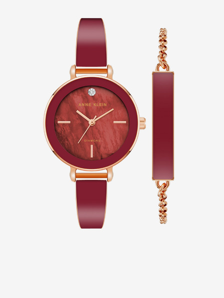 Anne Klein Armbanduhr und Armband in Roségold von Anne Klein