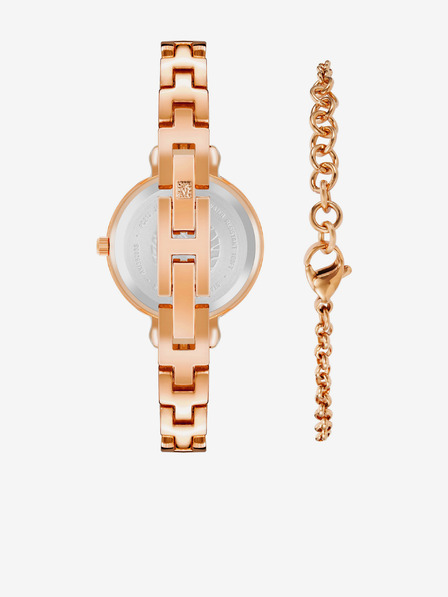 Anne Klein Armbanduhr und Armband in Roségold von Anne Klein