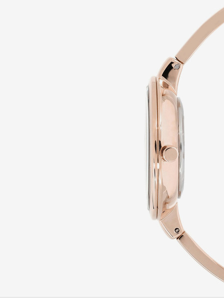 Anne Klein Anne Klein rosegoldene Damenuhr und Armband-Set