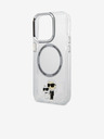 Karl Lagerfeld Karl Lagerfeld IML Karl und Choupette NFT MagSafe Back Cover für iPhone 15 Pro Max Transparent